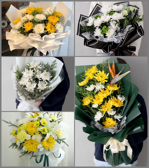 湖北黄石市阳新县浮屠镇烧厂村白事花束代送